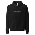 Black hoodie with orange text reading ✳ Flibbertigibbeting...