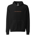 Black hoodie with orange text reading ✳ Prestidigitating...