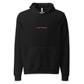 Black hoodie with orange text reading ✳ Spelunking...