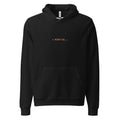 Black hoodie with orange text reading ✳ Wibbling...